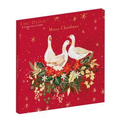 Julekort Ling Design 8 kort 2 designs Rd